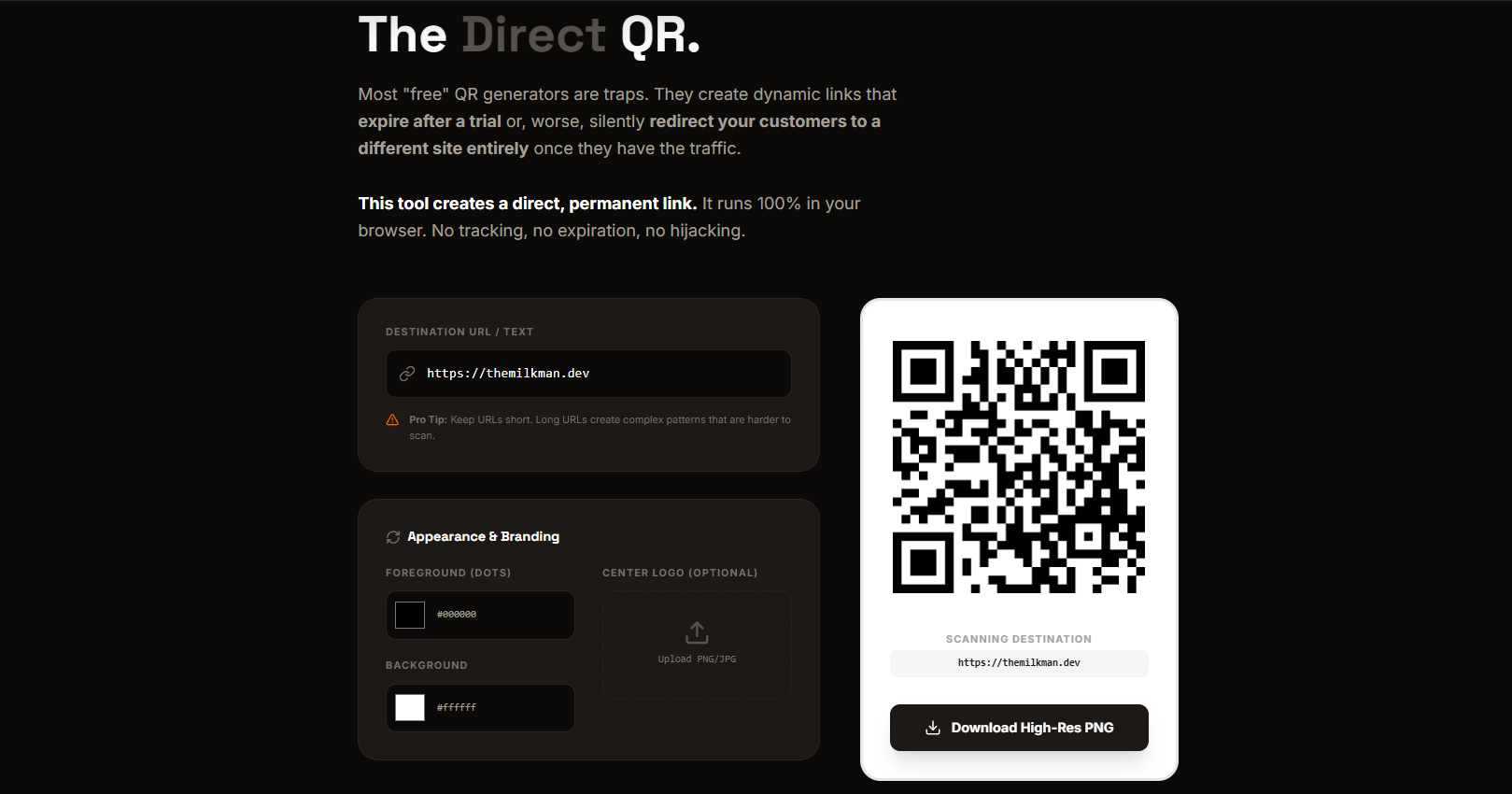 The Direct QR